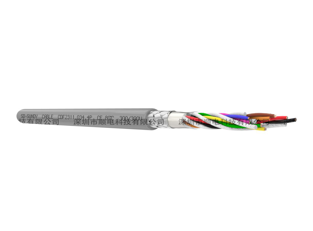 CDF2311FS高柔性PUR编码器电缆/带内护