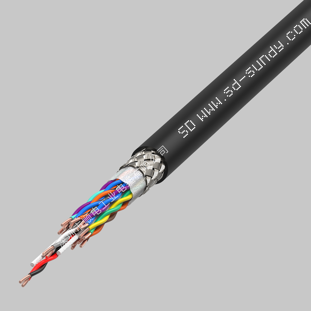 CDF131顺电高柔性屏蔽编码器信号电缆线