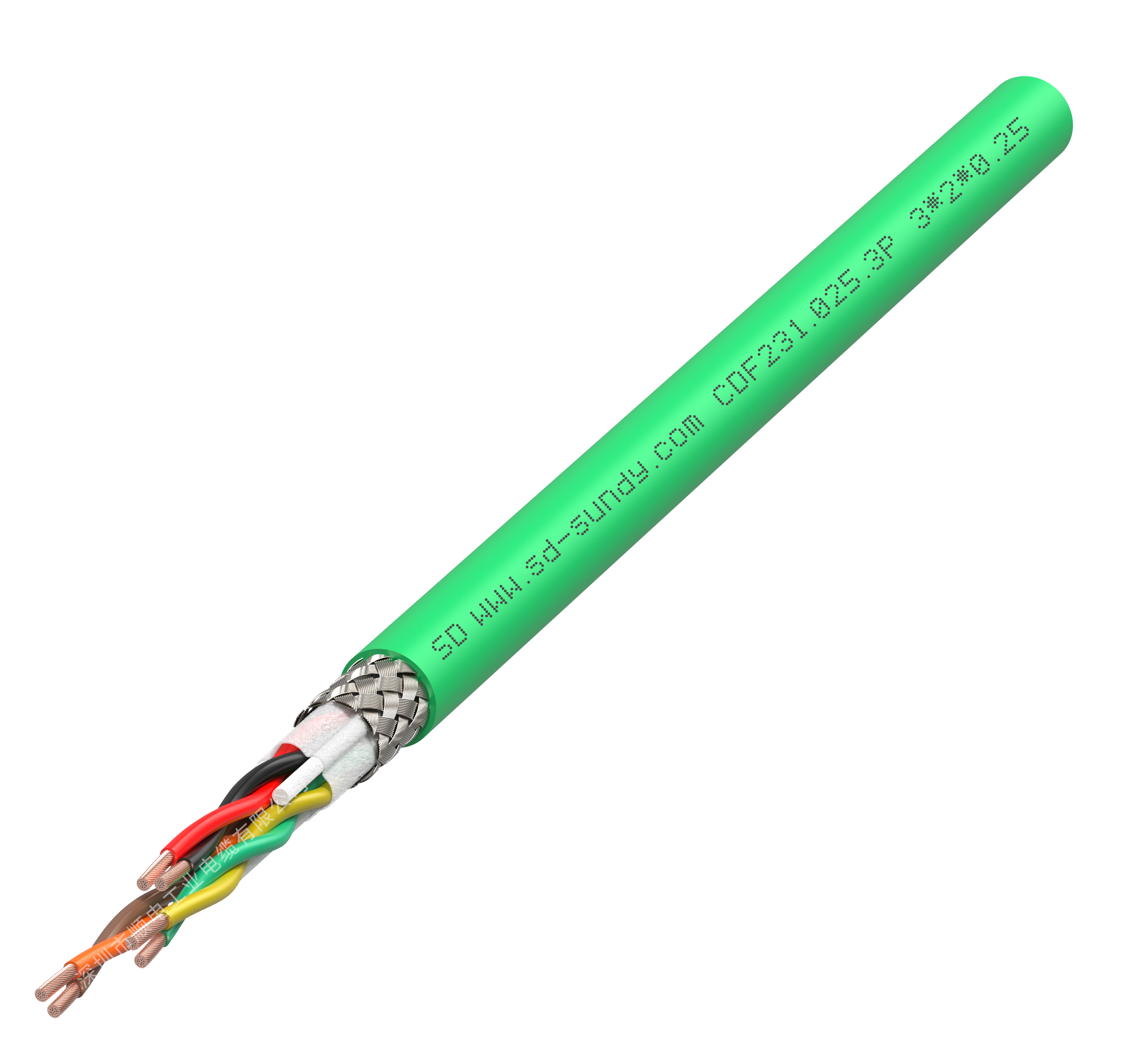 顺电CDF231系列拖链电缆：卓越性能与应用